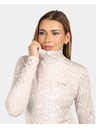 Kilpi Dámske termo tričko s dlhým rukávom Kilpi WILLEA-W Béžové