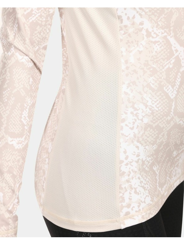 Kilpi Dámske termo tričko s dlhým rukávom Kilpi WILLEA-W Béžové