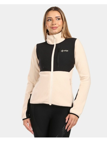 Kilpi Dámska fleecová mikina Kilpi KAJAANI-W Béžová
