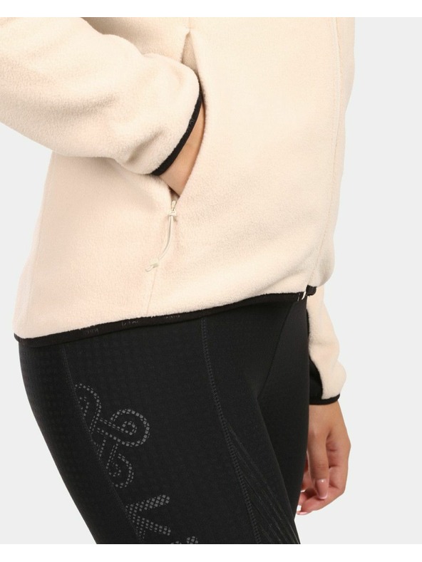Kilpi Dámska fleecová mikina Kilpi KAJAANI-W Béžová