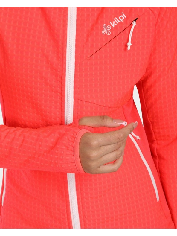 Kilpi Dámska fleecová mikina s kapucou Kilpi FRENSIS-W Ružová