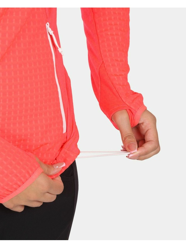 Kilpi Dámska fleecová mikina s kapucou Kilpi FRENSIS-W Ružová