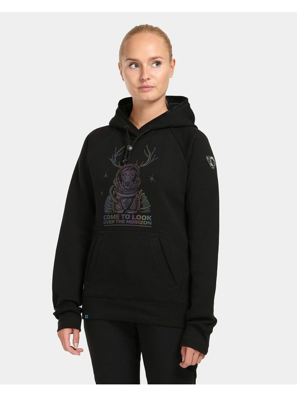 Kilpi Dámska mikina s kapucňou Kilpi LTD BELLATRIX-W Čierna