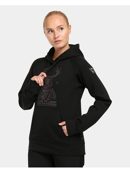 Kilpi Dámska mikina s kapucňou Kilpi LTD BELLATRIX-W Čierna