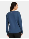Kilpi Dámske bavlnené tričko s dlhým rukávom Kilpi PROMOX-W Tmavomodrá