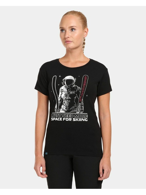 Kilpi Dámske bavlnené tričko Kilpi LTD TRITON-W Čierna