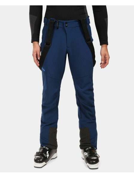 Kilpi Pánske softshellové lyžiarske nohavice Kilpi RHEA-M Dark Blue