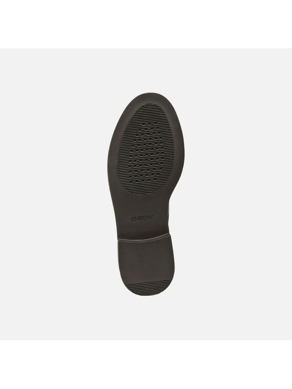 Geox Tmavohnedé dámske poltopánky Geox Serilda