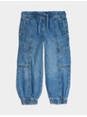 Marks & Spencer Cargo džínsy s manžetami (2–8 rokov) Marks & Spencer námorná modrá
