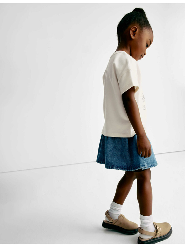 Marks & Spencer Tričko Miffy™ s vysokým podielom bavlny (1–8 rokov) Marks & Spencer smotanová