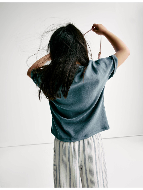 Marks & Spencer Tričko Miffy™ s vysokým podielom bavlny (1–8 rokov) Marks & Spencer sivá