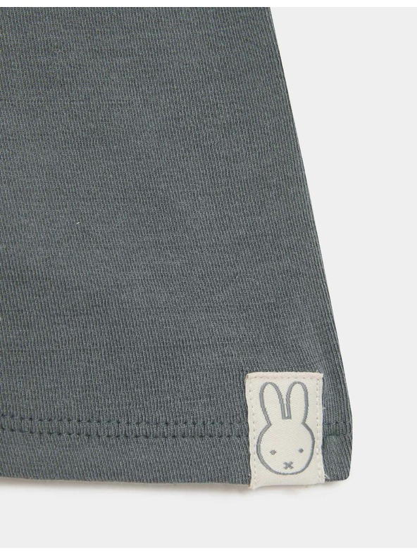 Marks & Spencer Tričko Miffy™ s vysokým podielom bavlny (1–8 rokov) Marks & Spencer sivá