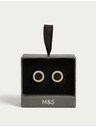 Marks & Spencer Okrúhle manžetové gombíky Marks & Spencer strieborná