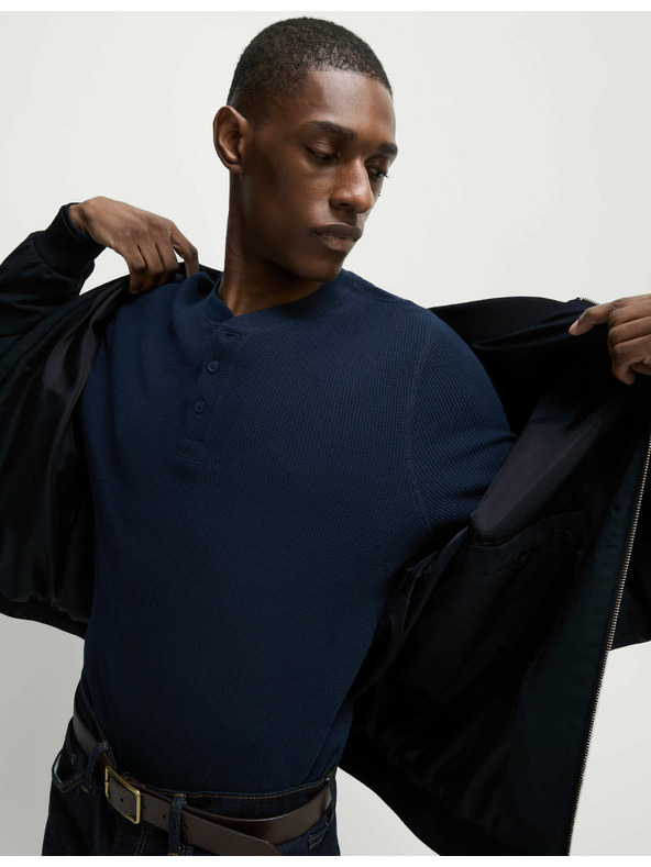 Marks & Spencer Bunda Bomber s technológiou Stormwear™ Marks & Spencer námorná modrá