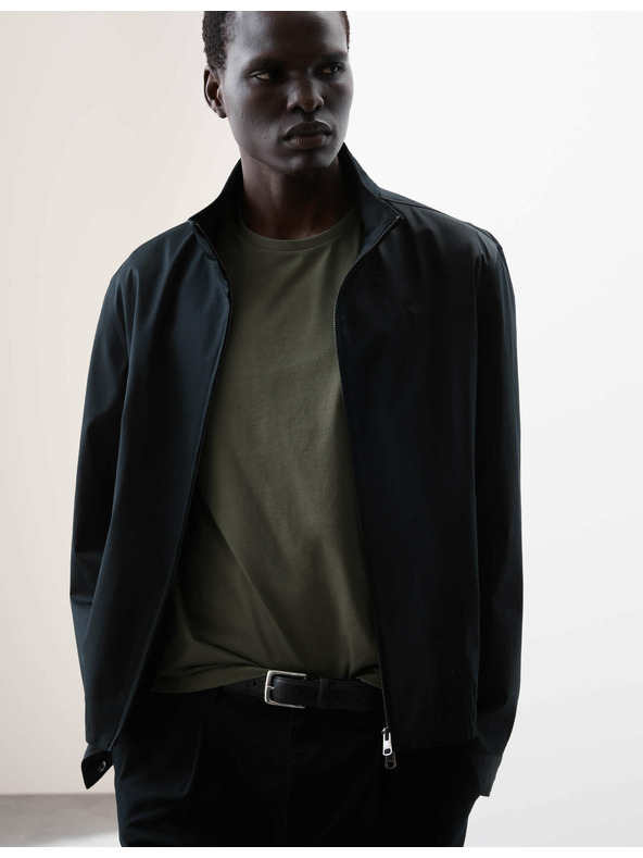 Marks & Spencer Tričko z prémiovej bavlny, úzky strih Marks & Spencer zelená