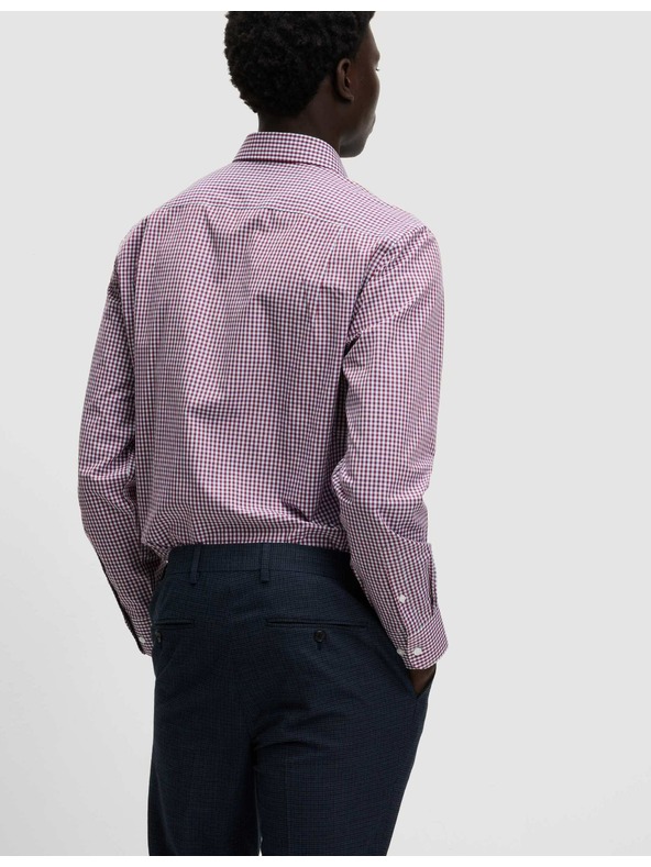 Marks & Spencer Kárované košele normálneho strihu na ľahké žehlenie, 2 ks Marks & Spencer červená