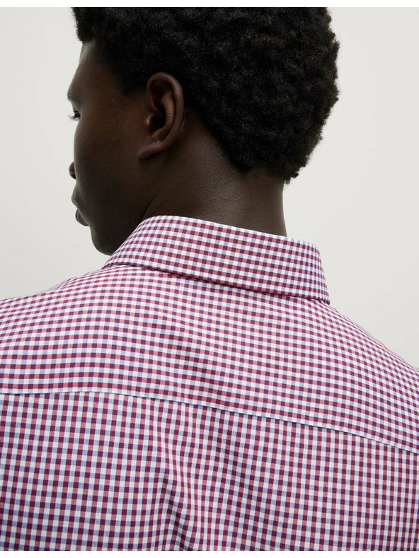 Marks & Spencer Kárované košele normálneho strihu na ľahké žehlenie, 2 ks Marks & Spencer červená