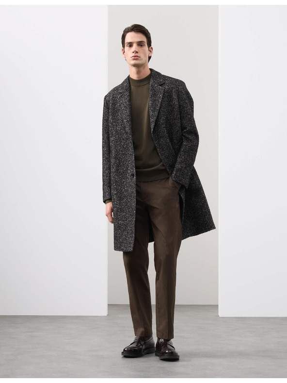 Marks & Spencer Superľahké chino nohavice regular fit Marks & Spencer zelená