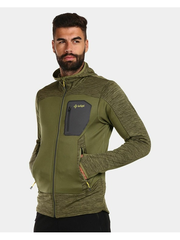 Kilpi Pánska funkčná mikina Kilpi FRENI-M Zelená