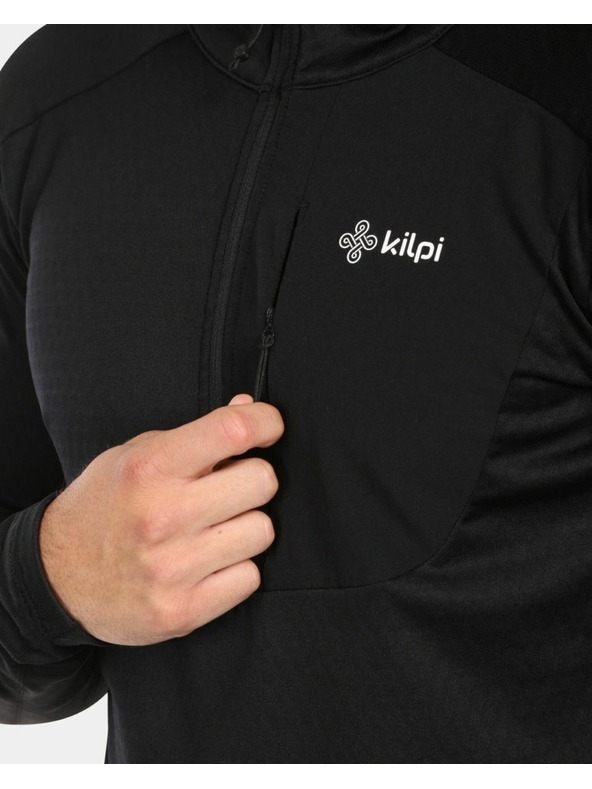 Kilpi Pánska fleecová mikina Kilpi VIGO-M Čierna