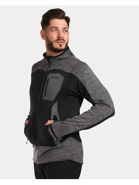 Kilpi Pánska funkčná mikina Kilpi FRENI-M Tmavosivá