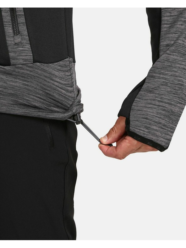 Kilpi Pánska funkčná mikina Kilpi FRENI-M Tmavosivá