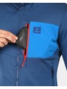 Kilpi Pánska fleecová mikina Kilpi ERIN-M Tmavo modrá