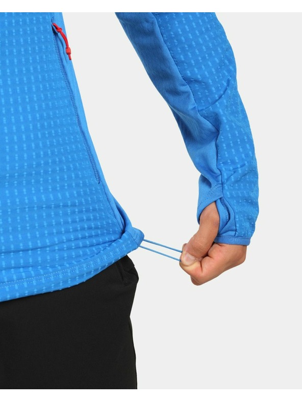 Kilpi Pánska fleecová mikina s kapucou Kilpi FRENI-M Modrá