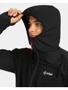 Kilpi Pánska fleecová mikina s kapucou Kilpi FRENI-M Čierna