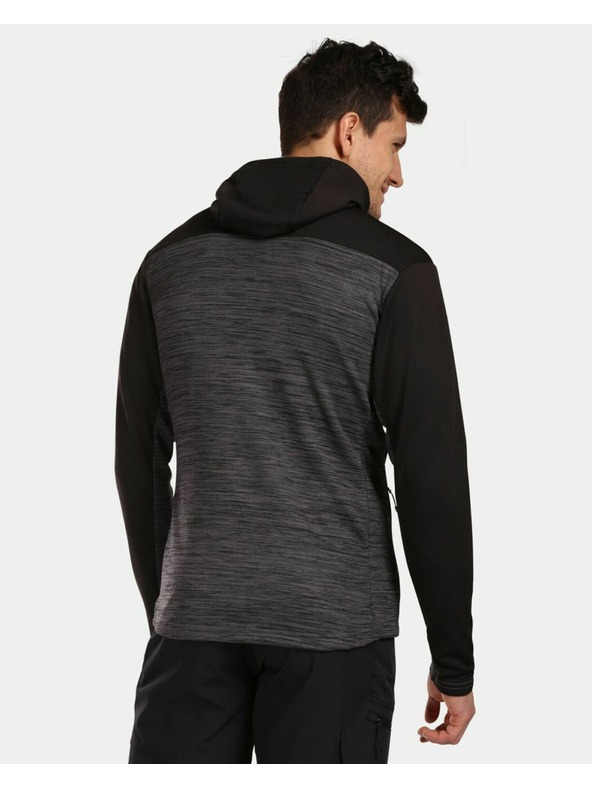 Kilpi Pánska športová mikina s kapucou Kilpi SEVELEN-M Čierna