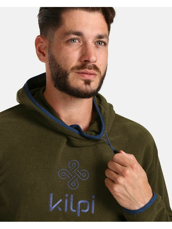 Kilpi Pánska fleecová mikina Kilpi FLOND-M Zelená
