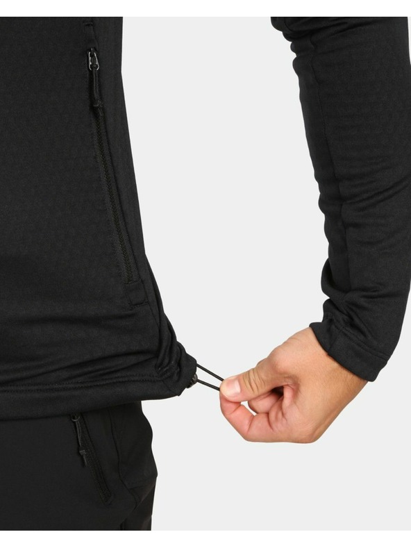 Kilpi Pánska fleecová mikina Kilpi ERIN-M Čierna