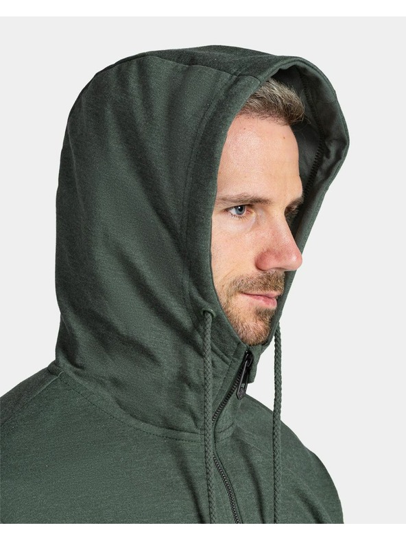 Kilpi Pánska mikina Kilpi SEARA-M Tmavozelená