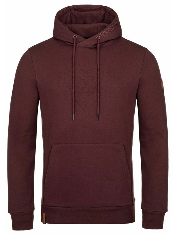 Kilpi Pánska mikina Kilpi ODISEA-M Tmavočervená