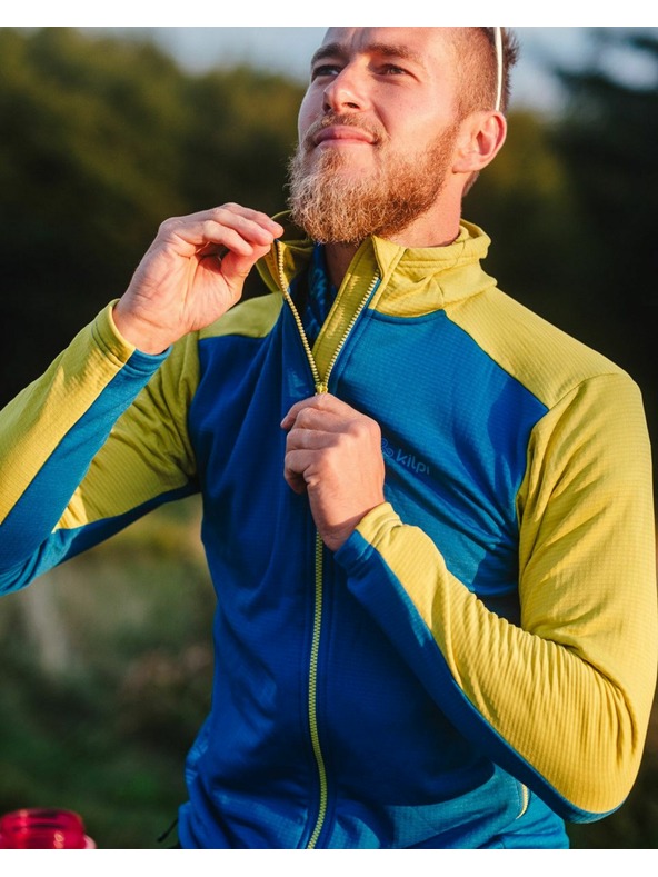 Kilpi Pánska športová mikina s kapucňou Kilpi SEVELEN-M Modrá