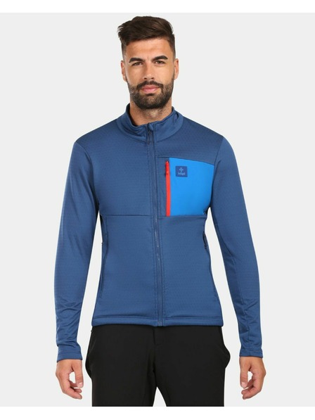 Kilpi Pánska fleecová mikina Kilpi ERIN-M Tmavo modrá