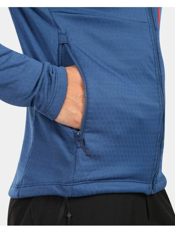 Kilpi Pánska fleecová mikina Kilpi ERIN-M Tmavo modrá