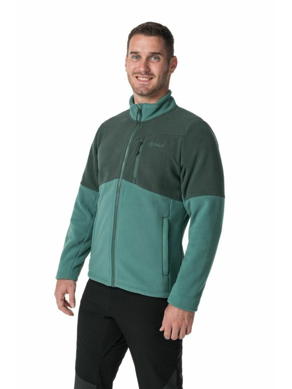 Kilpi Pánska fleecová mikina Kilpi GLANDER-M Tmavo zelená