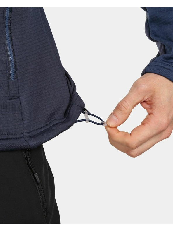 Kilpi Pánska športová mikina s kapucou Kilpi SEVELEN-M Tmavosivá