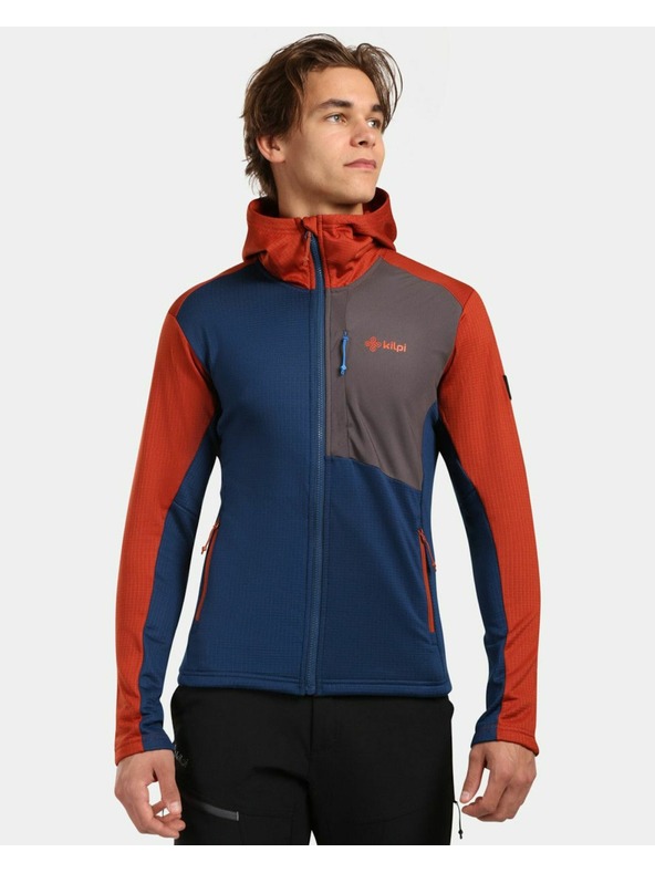 Kilpi Pánska fleecová mikina Kilpi SEVELEN-M Tmavmodrá