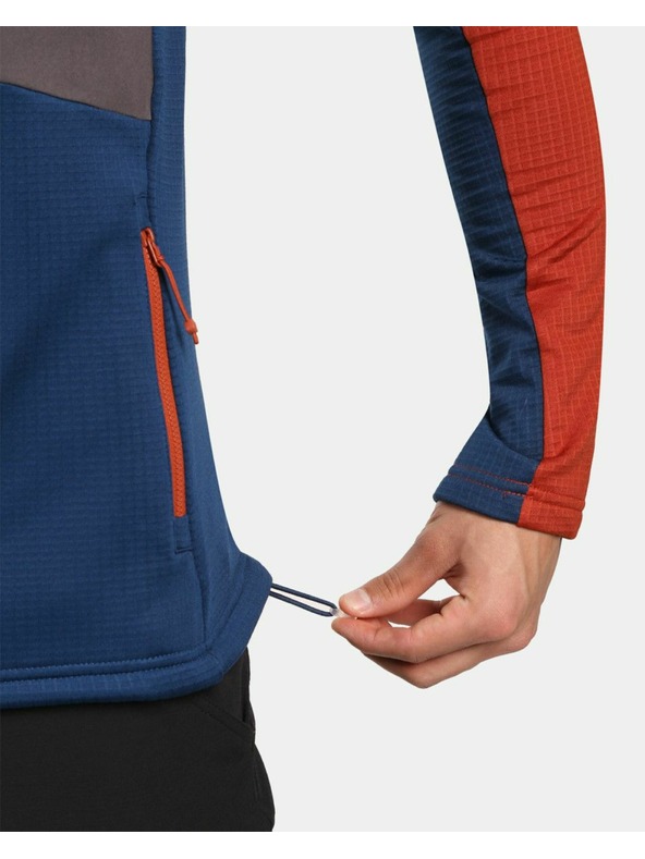 Kilpi Pánska fleecová mikina Kilpi SEVELEN-M Tmavmodrá