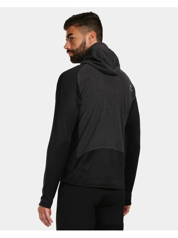Kilpi Pánska fleecová mikina Kilpi VERSAM-M Čierna