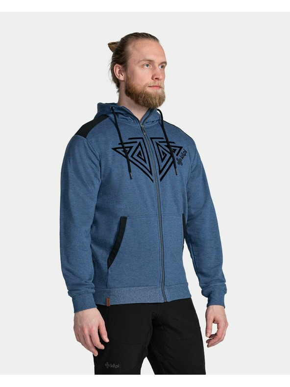 Kilpi Pánska mikina Kilpi ADELAN-M Tmavosivá