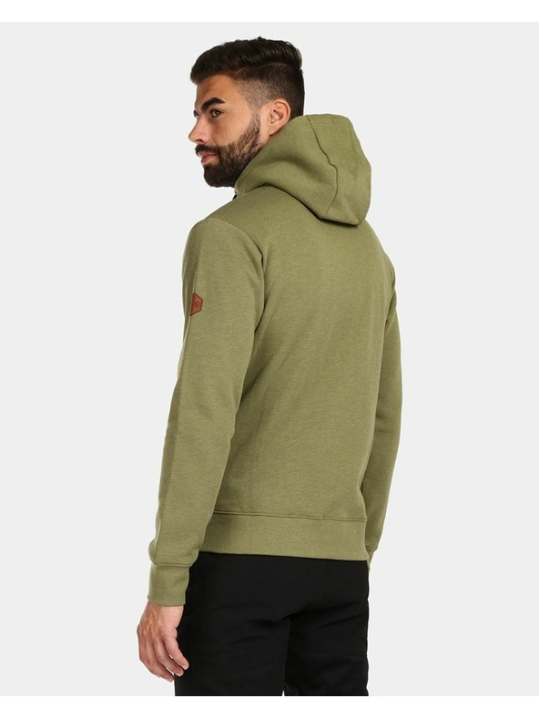 Kilpi Pánska bavlnená mikina Kilpi PREDA-M Zelená