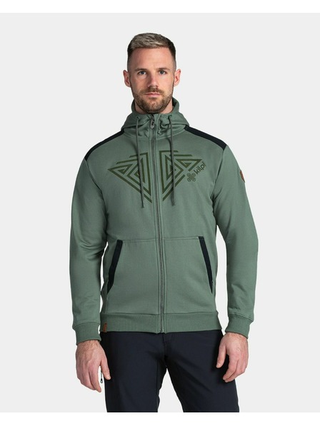 Kilpi Pánska mikina Kilpi ADELAN-M Tmavozelená