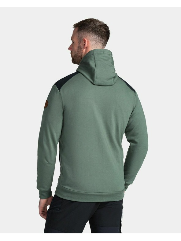 Kilpi Pánska mikina Kilpi ADELAN-M Tmavozelená