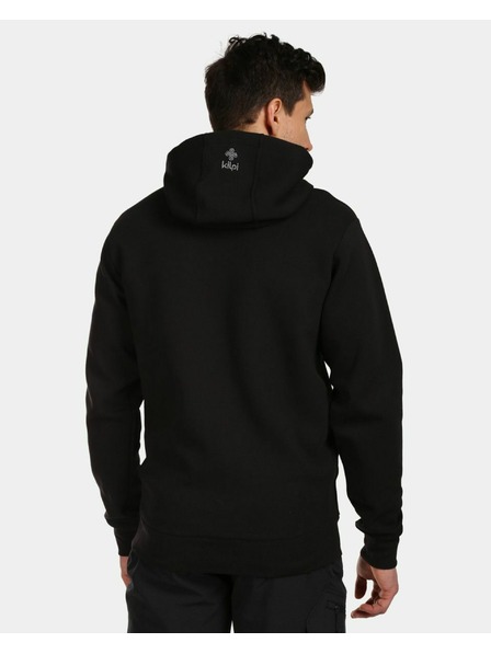 Kilpi Pánska bavlnená mikina s kapucňou Kilpi AVILA-M Čierna