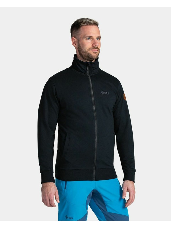 Kilpi Pánska bavlnená mikina Kilpi BOBBY-M Čierna