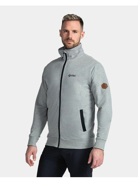 Kilpi Pánska bavlnená mikina Kilpi BOBBY-M Svetlosivá