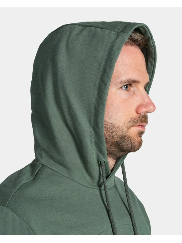 Kilpi Pánska bavlnená mikina Kilpi LAGOA-M Tmavozelená
